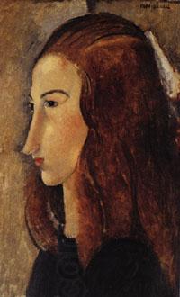 Amedeo Modigliani portrait of Jeanne Hebuterne